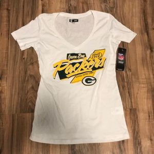 Green Bay Packers NFL white tshirt